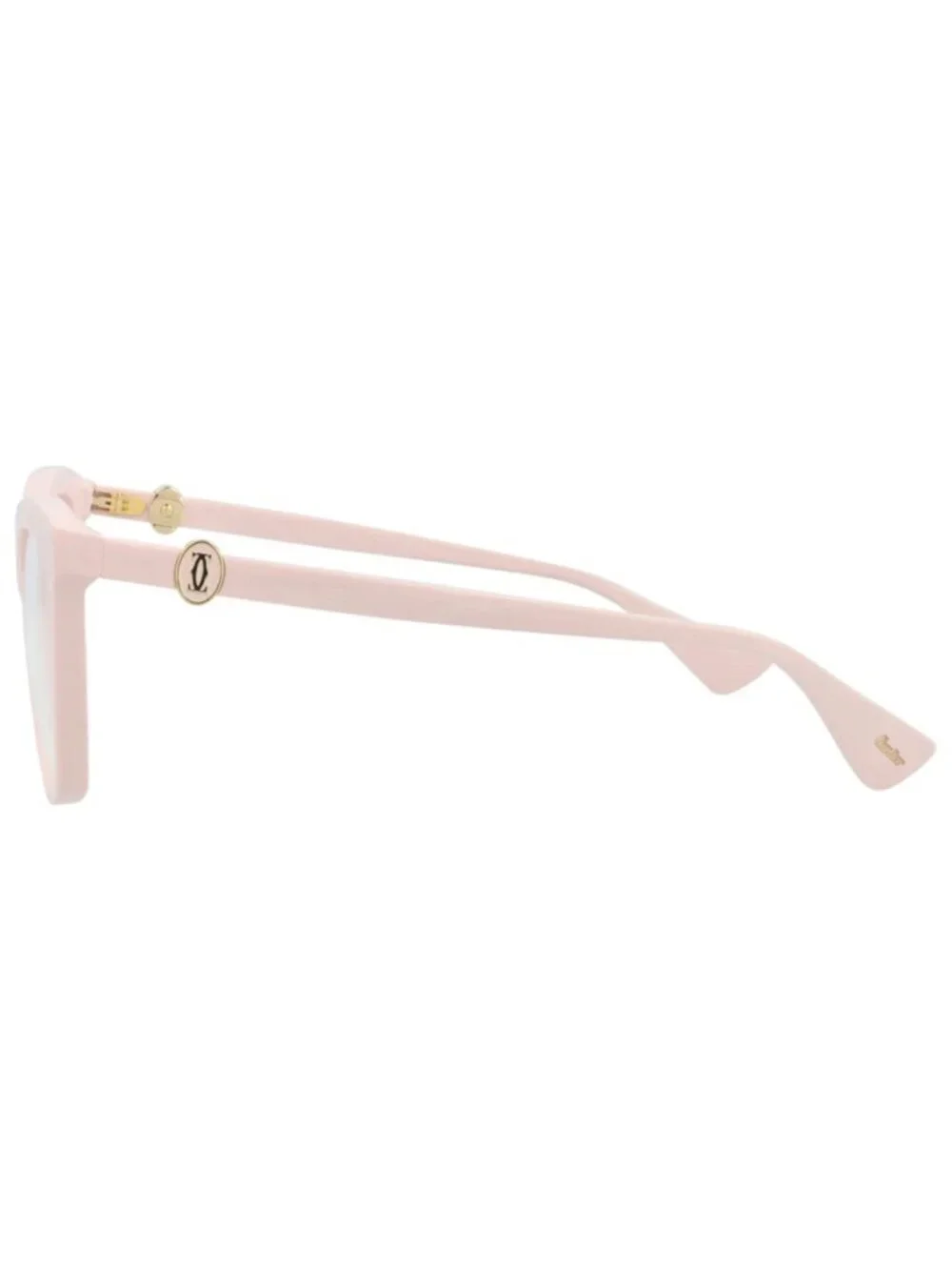 New Cartier Women's Eyeglasses Cat Eye Pink Pink Transparent
